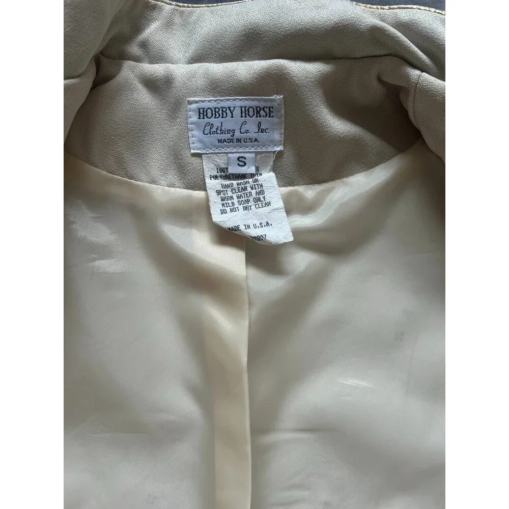 Vintage Hobby Horse Vest Womens S Western Show Rodeo Costume USA - Picture 5 of 8